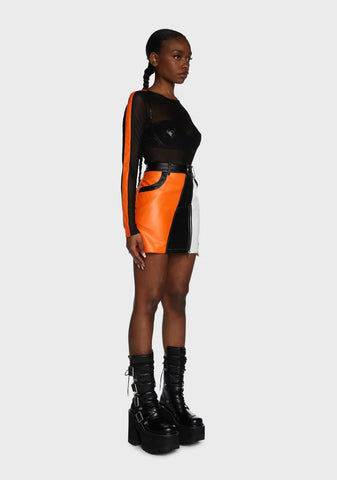 Synth City Skirt Set