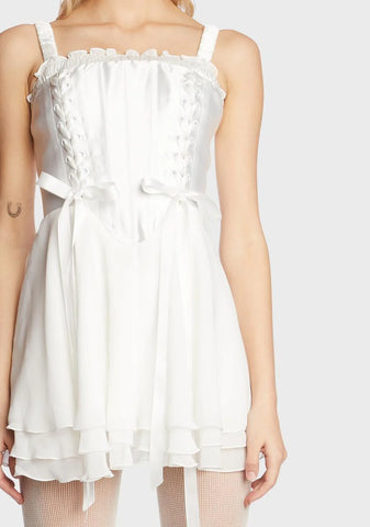 Earth Angel Satin Dress