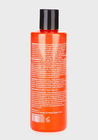 Neon Tangerine UV Reactive Hair Dye