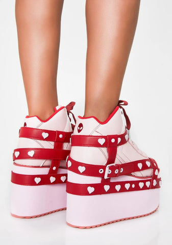 Qozmo Heart Platform Sneakers