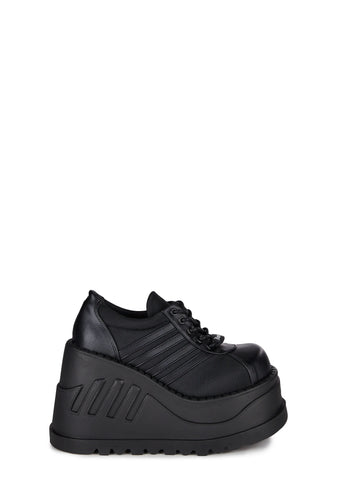 Stomp-08 Platform Wedge Shoes