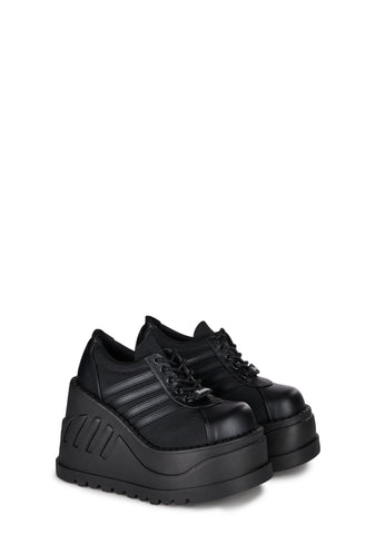 Stomp-08 Platform Wedge Shoes