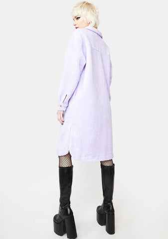 Lift Me Up Sherpa Shirt Jacket