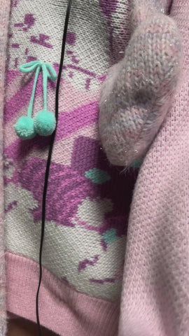 Paws And Surprises Intarsia Sweater