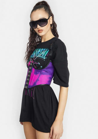 Eternally Famous Oversized Graphic Tee