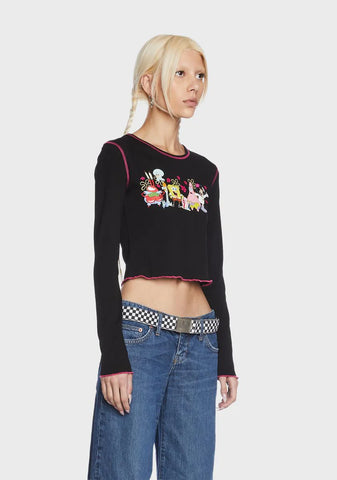 Started At The Bottom Crop Top