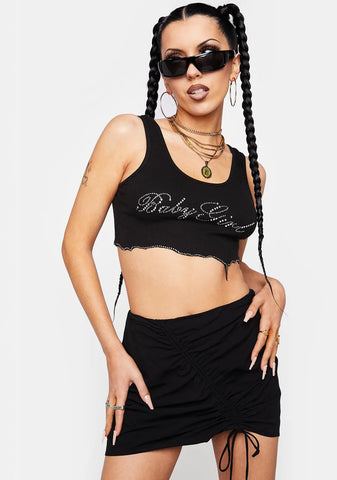 Onyx Cute Status Ruched Skort