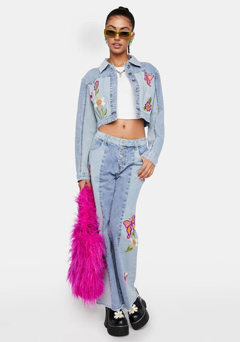 Wild Canyons Wide Leg Jeans