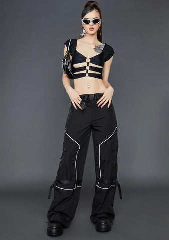 Bad Blood O-Ring Crop Top