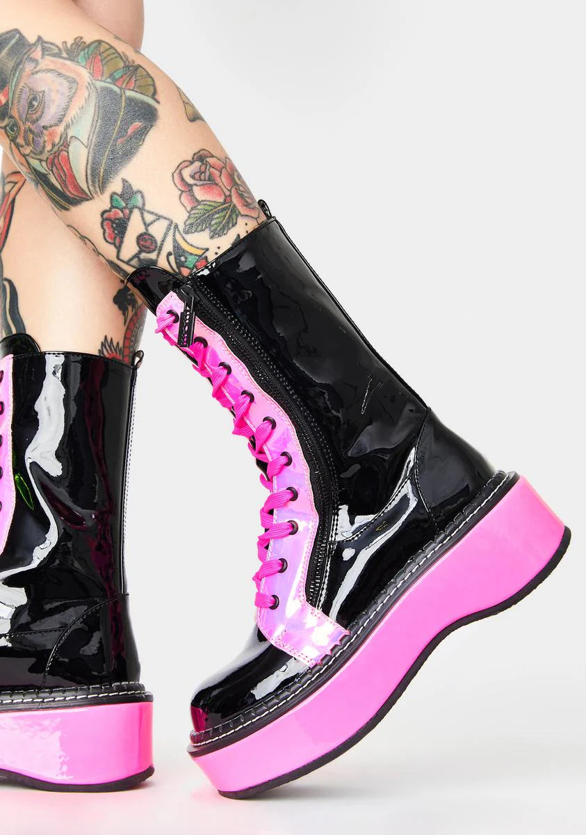 Candy Electric Fusion UV Platform Boots