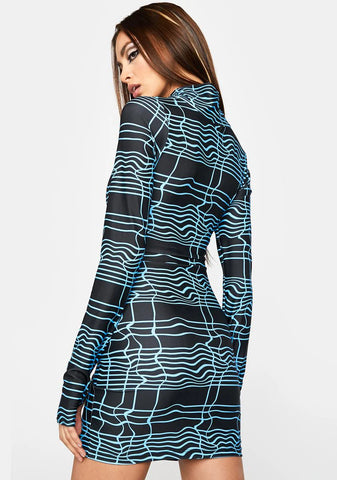 Into The Matrix Bodycon Dress