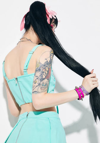 Perfect Strangers Lace Up Corset Top