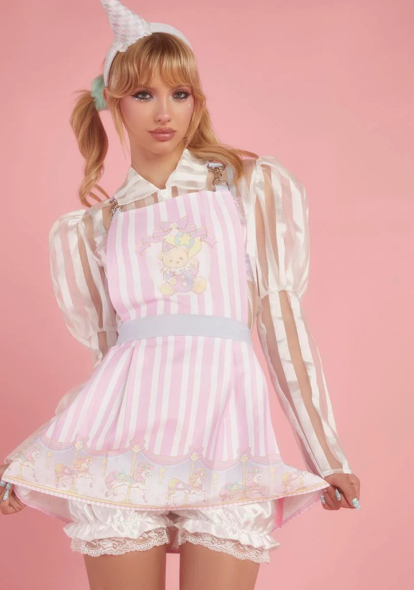 Off To The Races Pinafore Dress