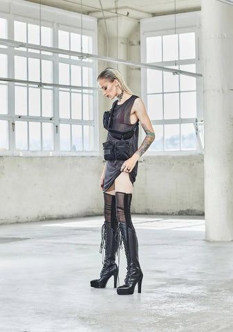 Bassline Sheer Tank Top