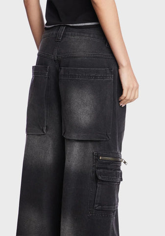 Stay Unbothered Cargo Jeans