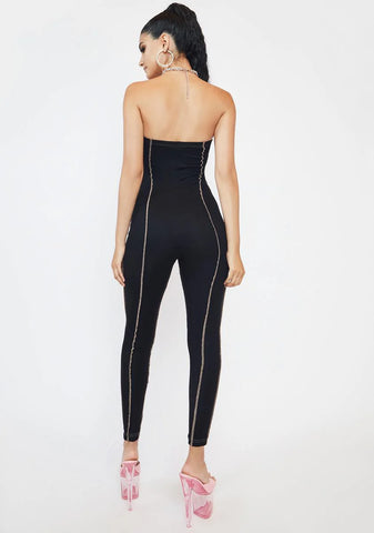 Diva Energy Lace-Up Jumpsuit