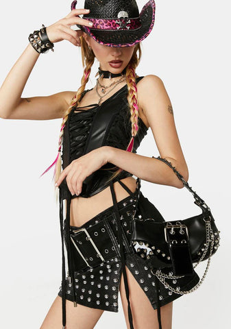 Currently Rude Studded Baguette