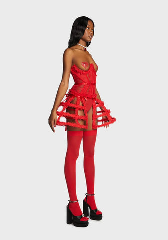 Sweep Me Off Lingerie Set