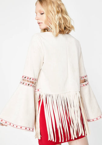 Desert Bloom Embroidered Jacket