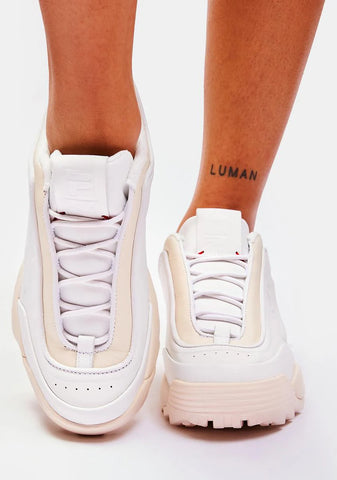 White Gardenia Disruptor Zero Sneakers