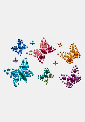 Butterfly Prisms Face & Body Gems