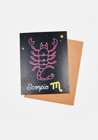 Scorpio Card
