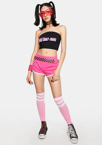 Pink Dolphin Booty Shorts