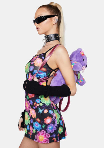 Sonic Bloom Mini Dress