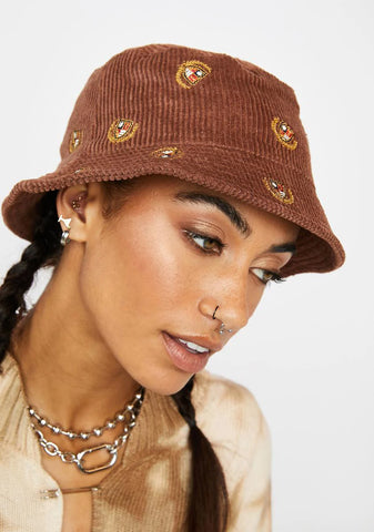 Cord BDG Crest Bucket Hat