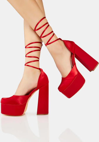 Scarlet Plus One Platform Heels