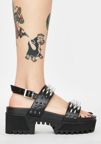 Total Annihilation Spiked Sandals