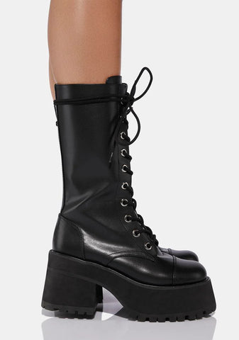 Ready To Conquer Combat Boots