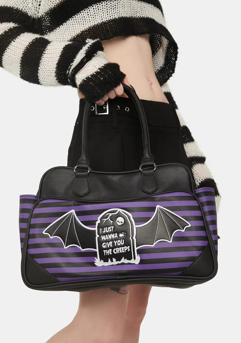 Purple Give You The Creeps Bag