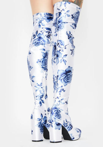 Werk Of Art Thigh High Boots