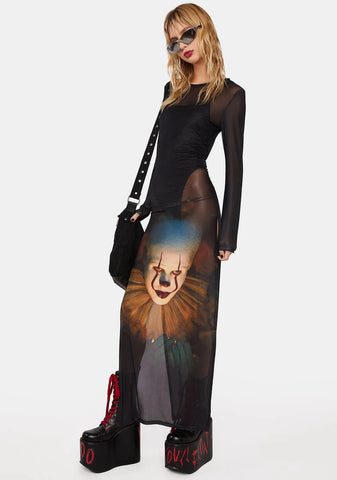 The Dancing Clown Maxi Dress