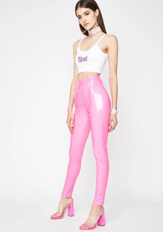 Stay Pampered Vinyl Pants