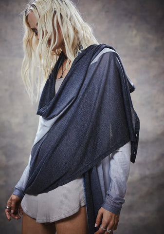 Filter Dip Dye Longline Cardigan