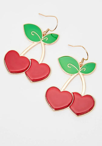 Sweet Remedy Cherry Earrings
