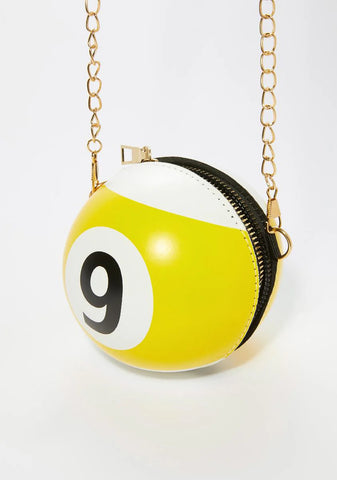 Rack It Up Billiards Ball Crossbody Bag