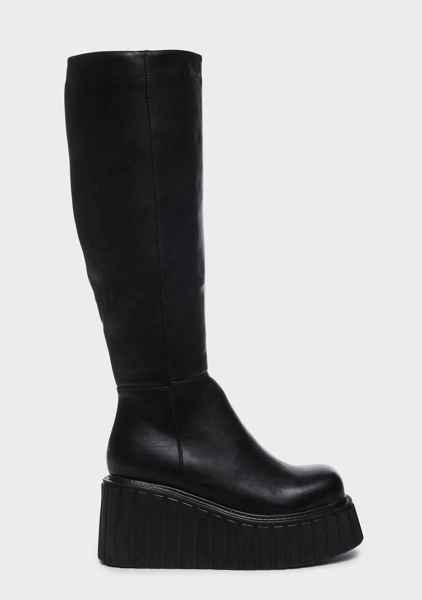 Wide Fit Pillow Talk Knee High Boots