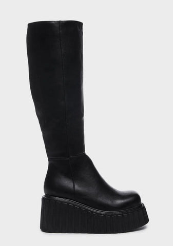 Wide Fit Pillow Talk Knee High Boots