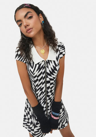 High Key Happy Clear Chain Necklace