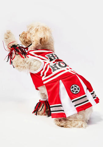 Satan's Cheerleader Dog Costume