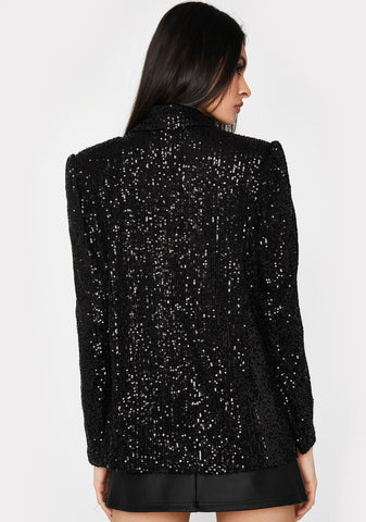 VIP Entrance Sequin Blazer
