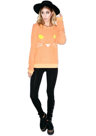 Black Cat Baggy Beach Jumper