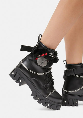 Night Hallucination Scares Teddy Bear Boots