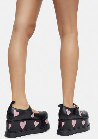 Sweetheart Of Mind Platform Mary Janes