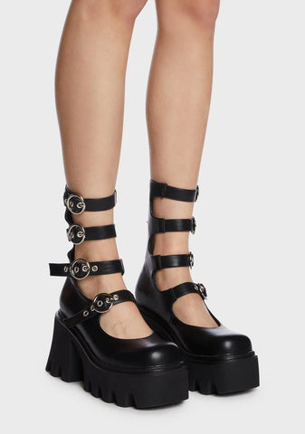 Victory Dance Platform Mary Janes