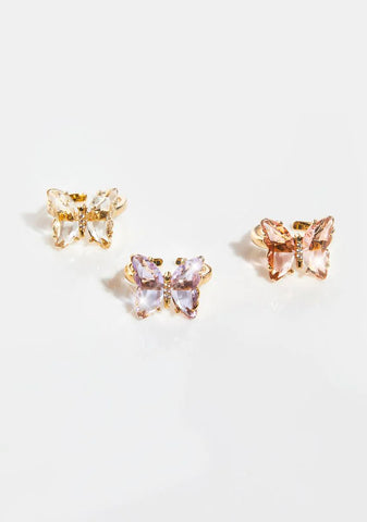 Spring Flutters Ring Set