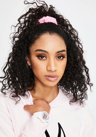 White Baby G Digital Watch